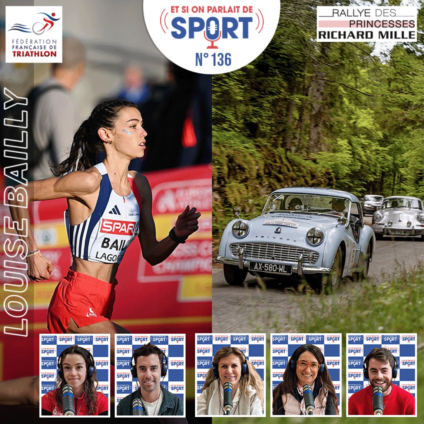 Émission N°136 - Triathlon, Athlétisme, Rallye des Princesses episode artwork
