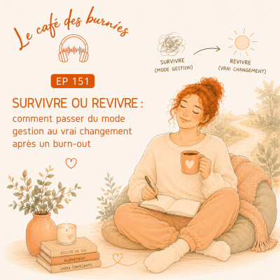 EP 151 SURVIVRE OU REVIVRE : comment passer du mode gestion au vrai changement après un burn-out cover