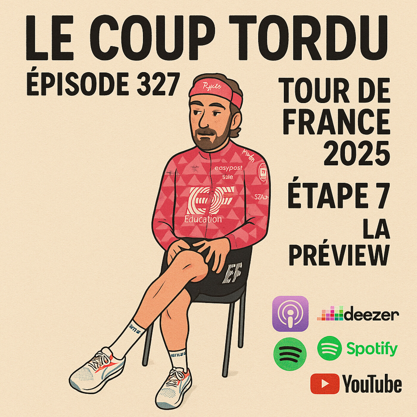 COUP TORDU 327 : TOUR DE FRANCE 2025 ! ETAPE 7, LA PREVIEW episode artwork