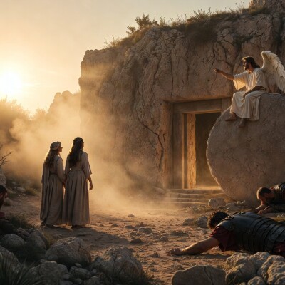 Matthieu 28 : 1-7  L'Aube du Tombeau Vide : La Victoire du Ressuscité cover