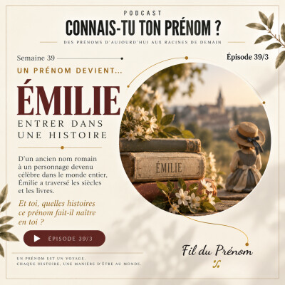 PRÉNOM ÉMILIE - Origine, étymologie, histoire et symbolique du prénom cover