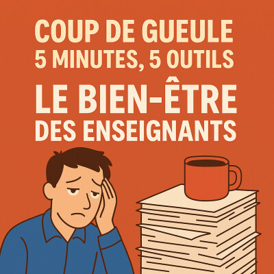🎙️ Coup de gueule - 5 minutes, 5 outils – Spécial bien-être enseignant cover