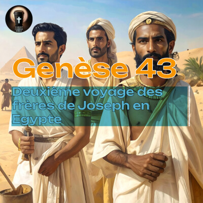 Genèse 43 - Deuxième voyage des frères de Joseph en Egypte - Christ Coffee Bible cover