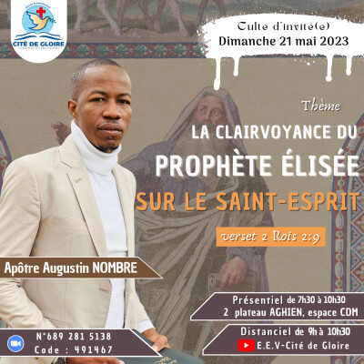 E.E.V-Cité de Gloire: La clairvoyance du Prophète Élisée sur le Saint-Esprit cover