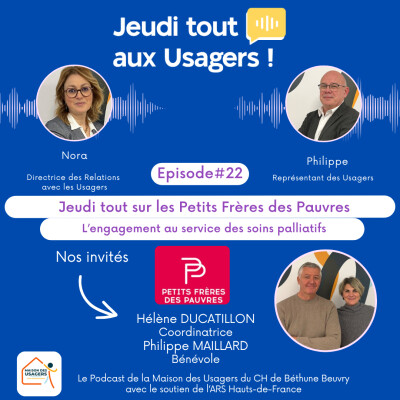 Ecouter pour mieux agir : Episode#22 Jeudi tout sur l'Association Les Petits Frères des Pauvres cover