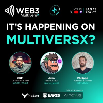 It's Happening on MultiversX - GM Web3 cover