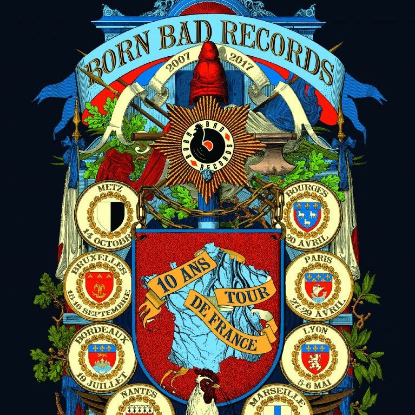 📣 BORN BAD RECORDS, 10 ANS DU LABEL | Confort Moderne @ Poitiers
