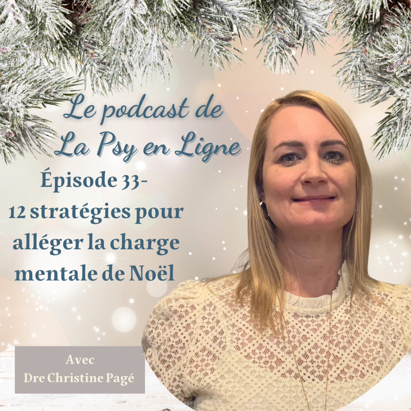 Le Podcast de la Psy en ligne- Psychologie et charge mentale