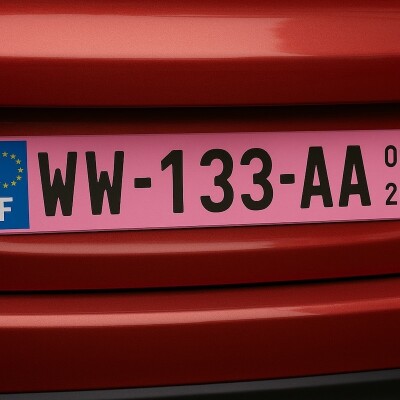 Plaques d’immatriculation roses : ce qui change depuis le 1er janvier ! cover