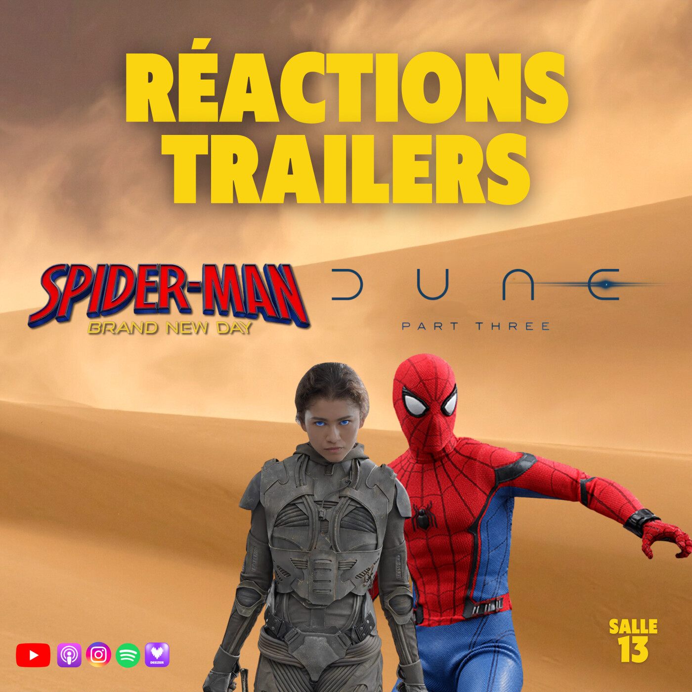 RÉACTIONS TRAILERS SPIDER-MAN BRAND NEW DAY ET DUNE 3 episode artwork