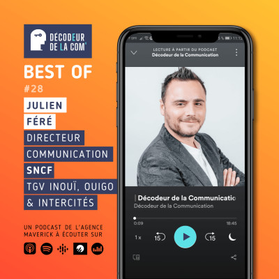 Best Of du Décodeur 02 | Julien Féré, Directeur Communication SNCF, Marques TGV Inoui, Ouigo et Intercités cover