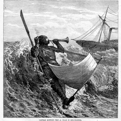 Brève : L’homme bateau traverse la Manche cover