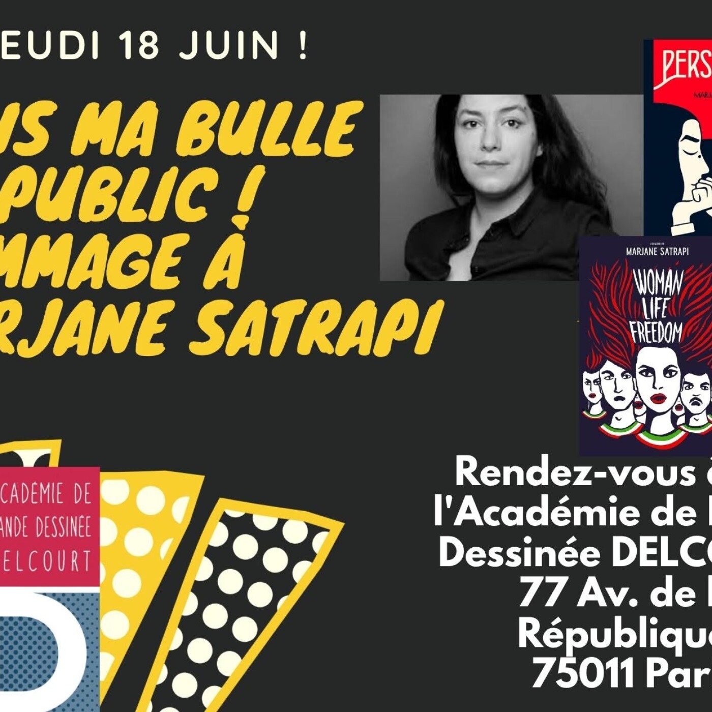 On vous invite le 18 juin prochain pour notre émission en public !