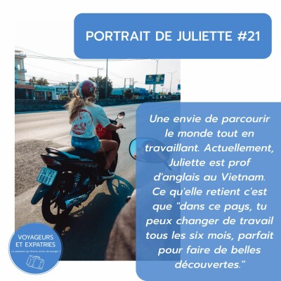 Portrait #21 - Juliette, prof d'anglais au Vietnam cover