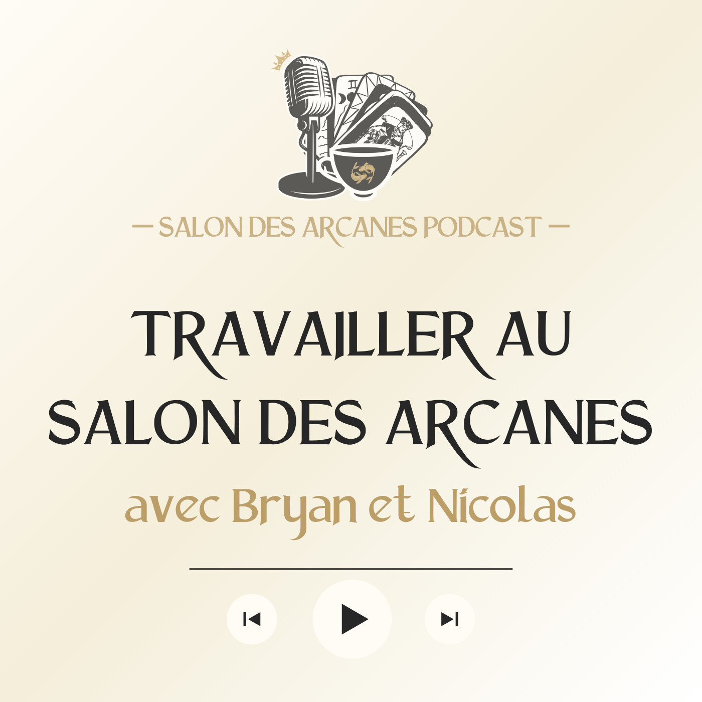 Travailler au Salon des Arcanes - avec Bryan et Nicolas