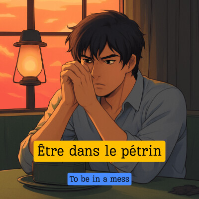 Expression francaise : "Être dans le pétrin" cover