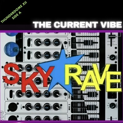 SKYRAVE - THUNDERDOME XII - CAUGHT IN THE WEB OF DEATH - SIDE A cover
