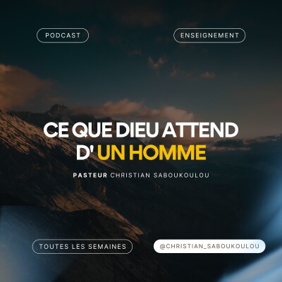 Ce que Dieu attend d'un homme… cover
