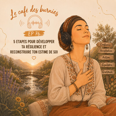 EP 76 : 5 ETAPES POUR DÉVELOPPER TA RÉSILIENCE ET RECONSTRUIRE TON ESTIME DE SOI cover