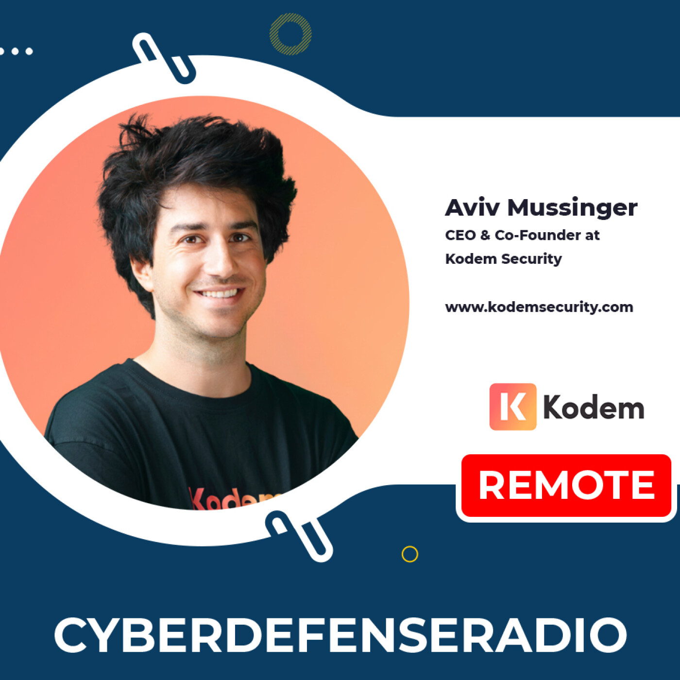Cyber Defense Radio – Aviv Mussinger – Kodem Security – Hotseat – Podcast – 2025