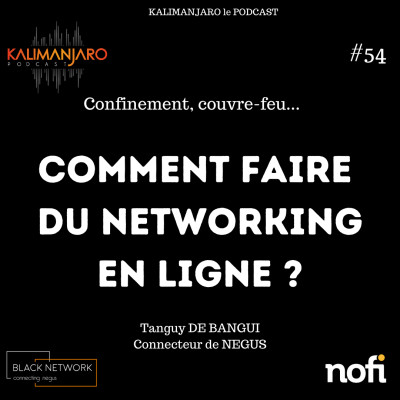 Kalimanjaro épisode #54: Comment faire du networking en ligne? avec Tanguy de BANGUI cover