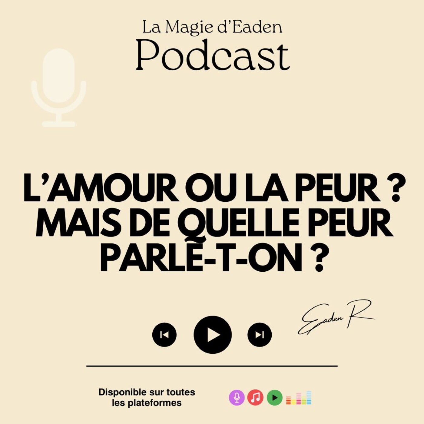 L'amour ou la peur ? Mais de quelle peur parle-t-on ? episode artwork