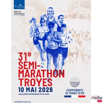 L'INVITÉ DU 6/9 - Le semi-marathon de Troyes avec Stéphane Grillat cover