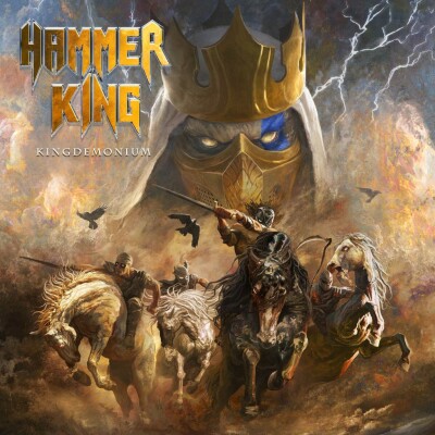213Rock Harrag Melodica Live interview with Mr Titan Fox V of Hammer King New album Kingdemonium out on Aug 19 2022 Vinylestimes cover
