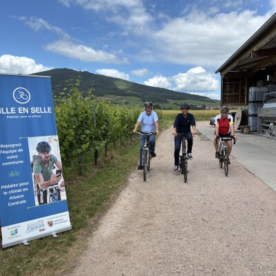 Ville en Selle : Patrick Barbier, président du PETR Sélestat Alsace Centrale et Jérôme Zindy, parrain de l'édition 2026 cover
