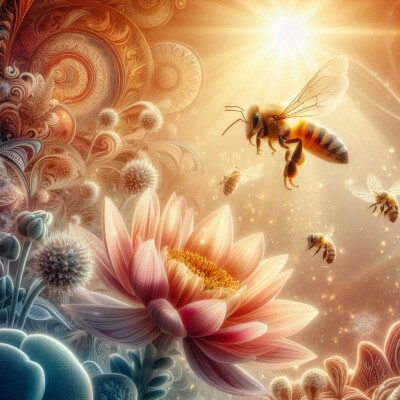 Soyez comme l’abeille, nourrissez le précieux à travers tous vos travaux - Archange Ouriel Psaume 47 cover