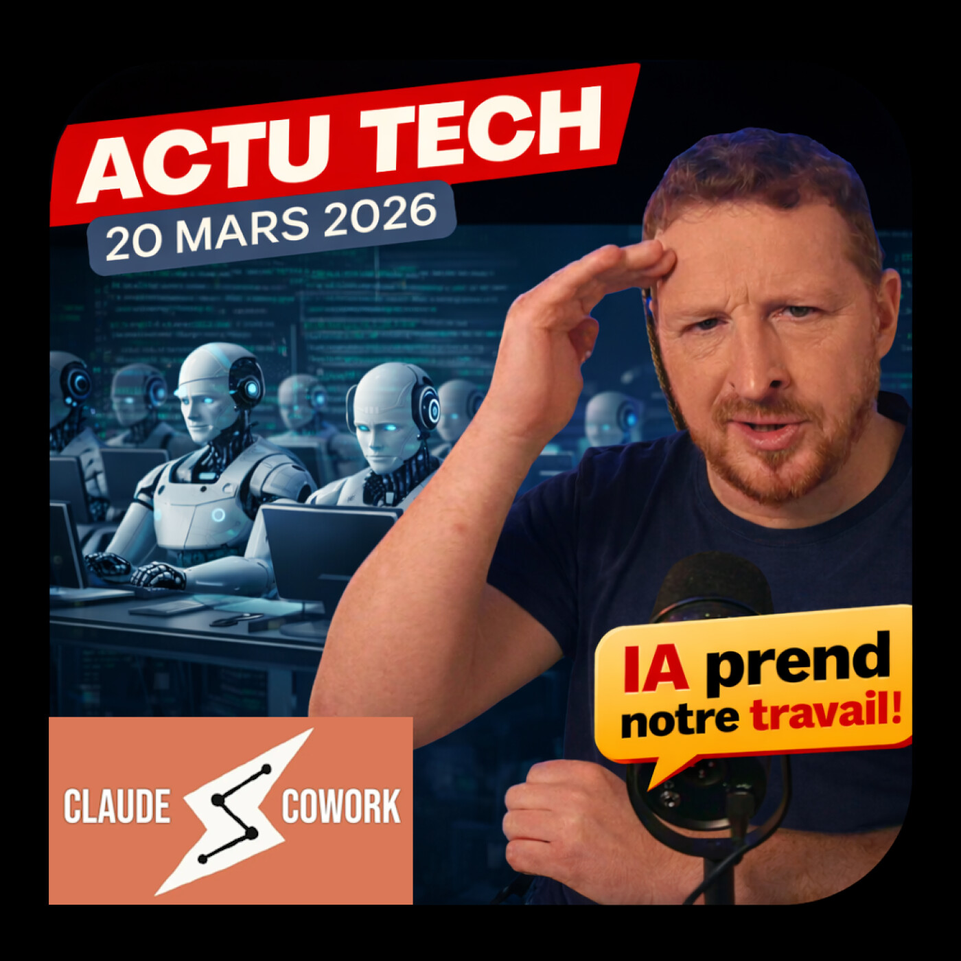 Mars 2026 : le moment de bascule où l'IA a pris notre travail episode artwork