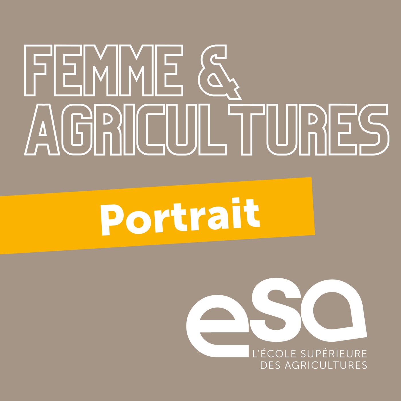 Portrait de femme en agriculture | Lison Brecheret