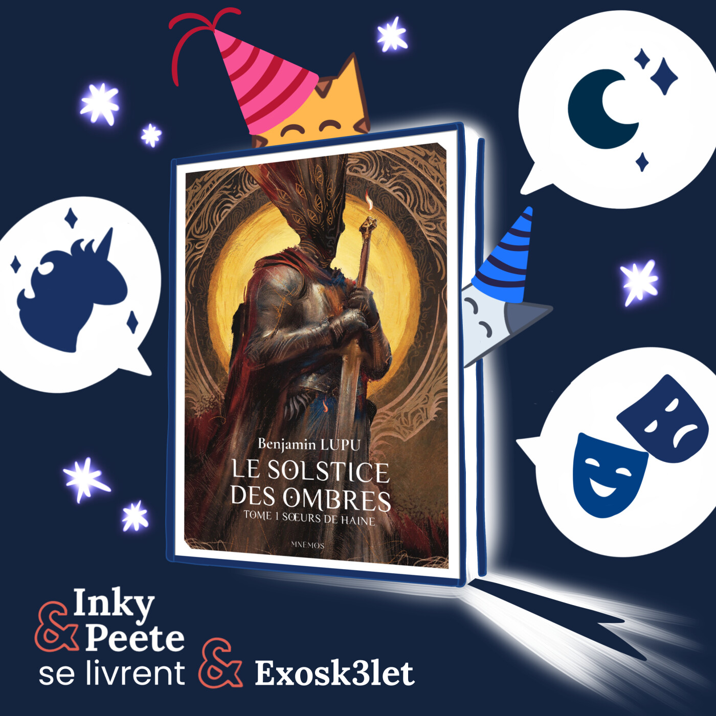 Inky et Peete se livrent - le podcast lecture qui donne voix aux premiers mots d’un livre