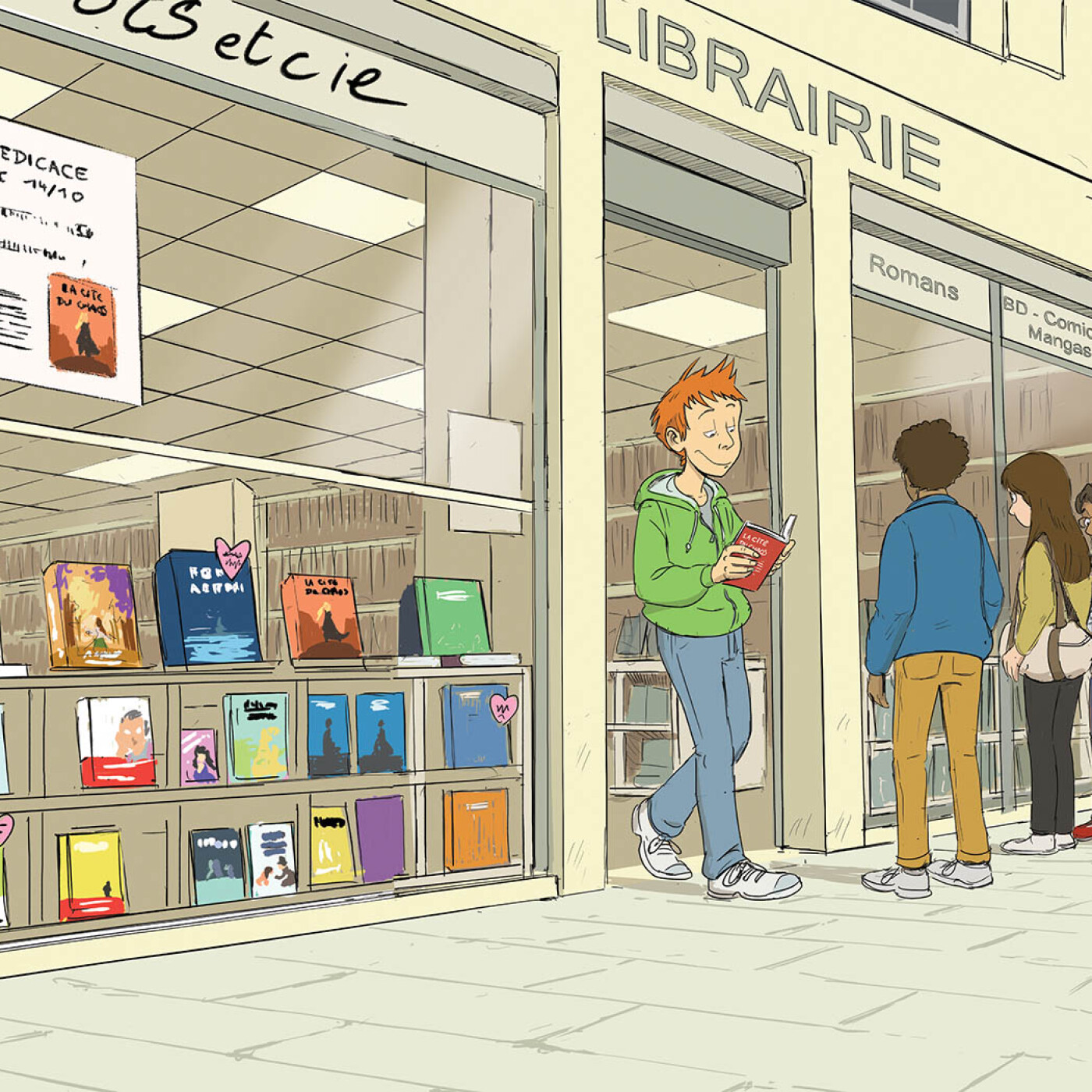 Jeunes en librairie