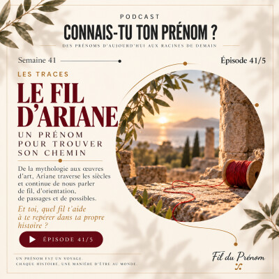 ARIANE — LE FIL - origine, histoire et symbolique du prénom | cover
