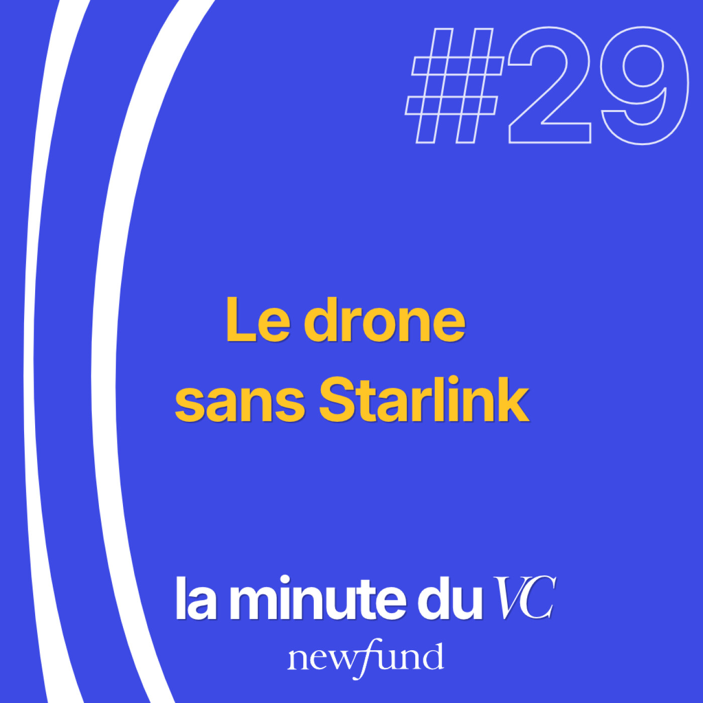 Le drone sans Starlink