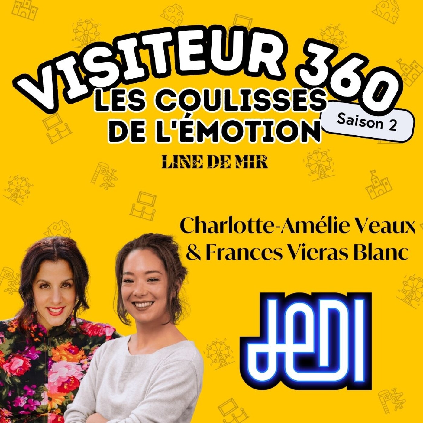 Ep. 22 - Du spectateur au participant : créer des expériences immersives avec Charlotte-Amélie Veaux et Frances Vieras Blanc de JeDI Ep. 22 - Du spectateur au participant : créer des expériences immersives avec Charlotte-Amélie Veaux et Frances Vieras Blanc de JeDI