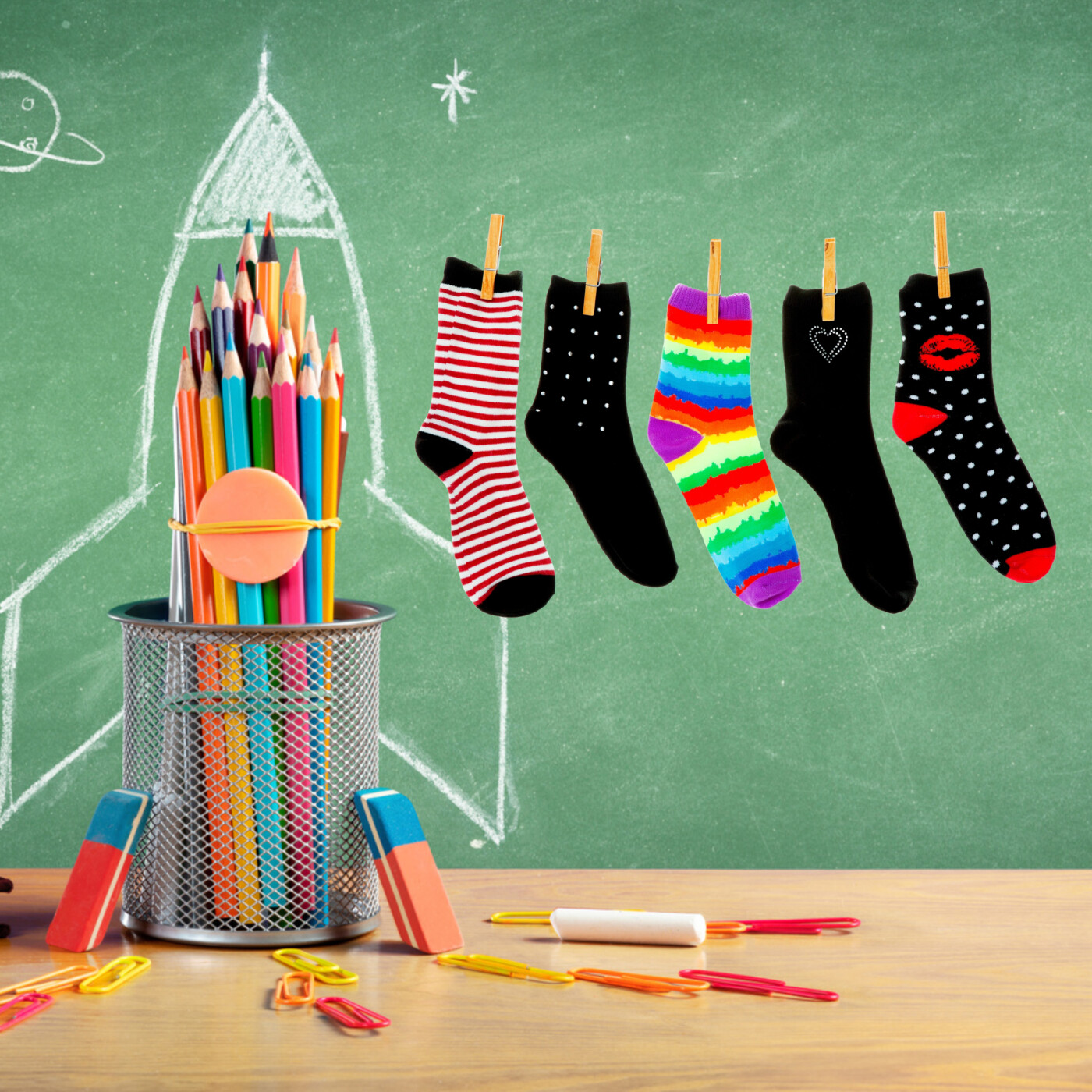 le Mystère des Chaussettes Orphelines (Les Muche 01)