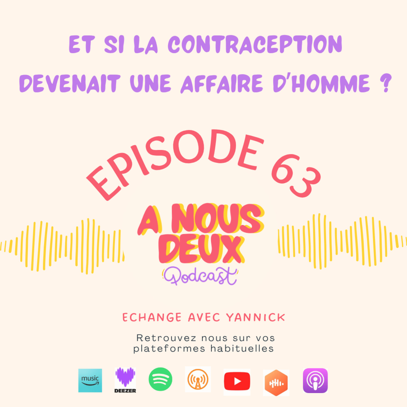 Episode 63 - Et si la contraception devenait aussi une affaire d’hommes ? (Avec Yannick) episode artwork
