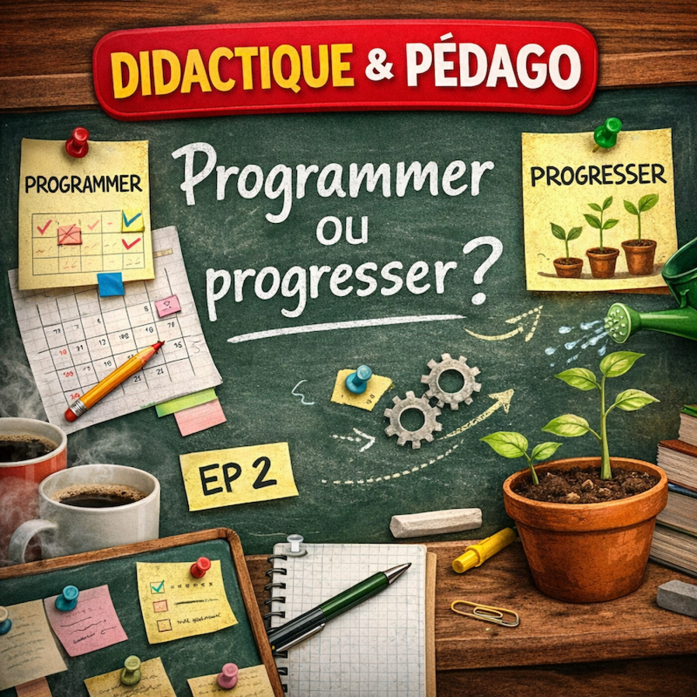 S5E2-Programmer ou progresser ? Comprendre la différence pour mieux enseigner et construire une vraie progression des apprentissages episode artwork