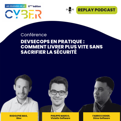 Journées Cyber (5ème édition) - DevSecOps en pratique : comment livrer plus vite sans sacrifier la sécurité cover