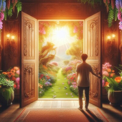 Ouvrez la porte de la belle lumière - Archange Ouriel Psaume 117 cover