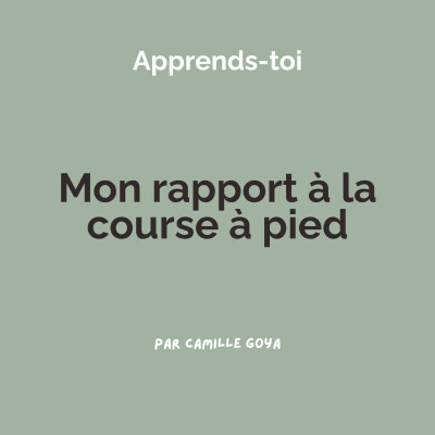 Mon rapport à la course à pied cover