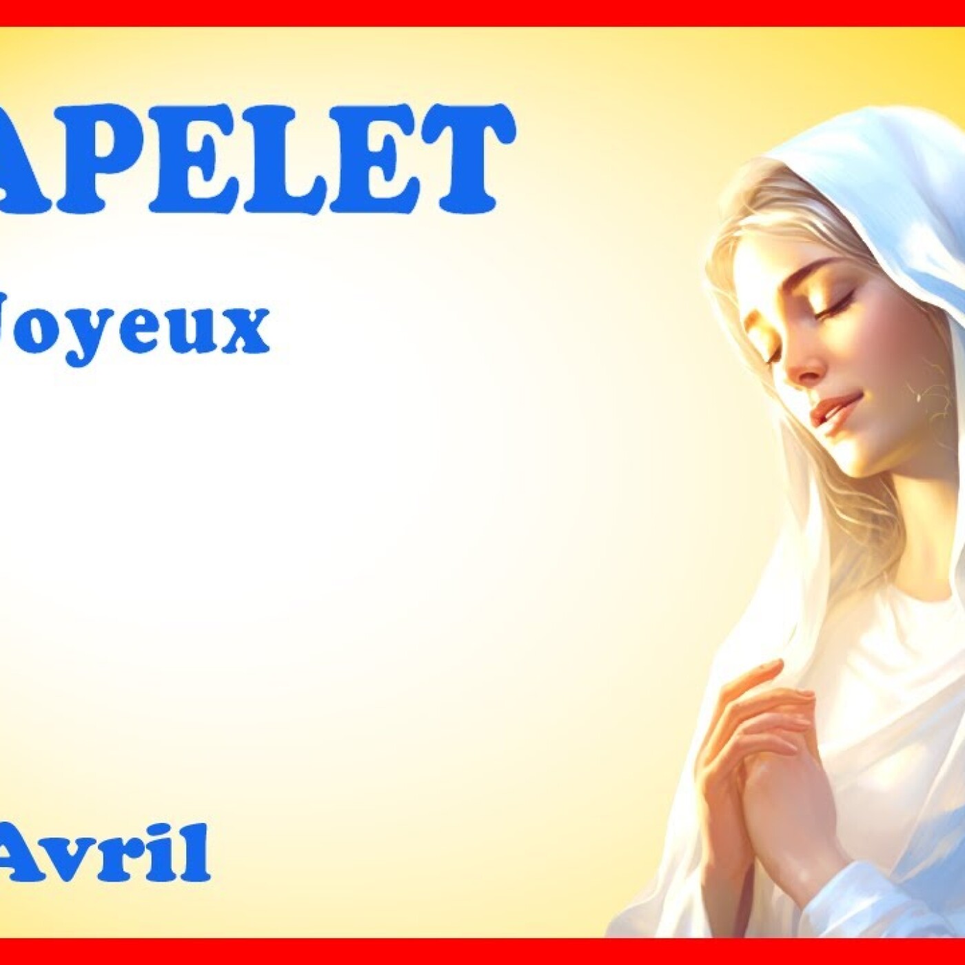 CHAPELET 🙏 Samedi 13 Avril - Mystères Joyeux episode artwork