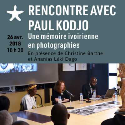 Les rendez-vous du salon de lecture - Rencontre avec Paul Kodjo, une mémoire ivoirienne en photographie cover