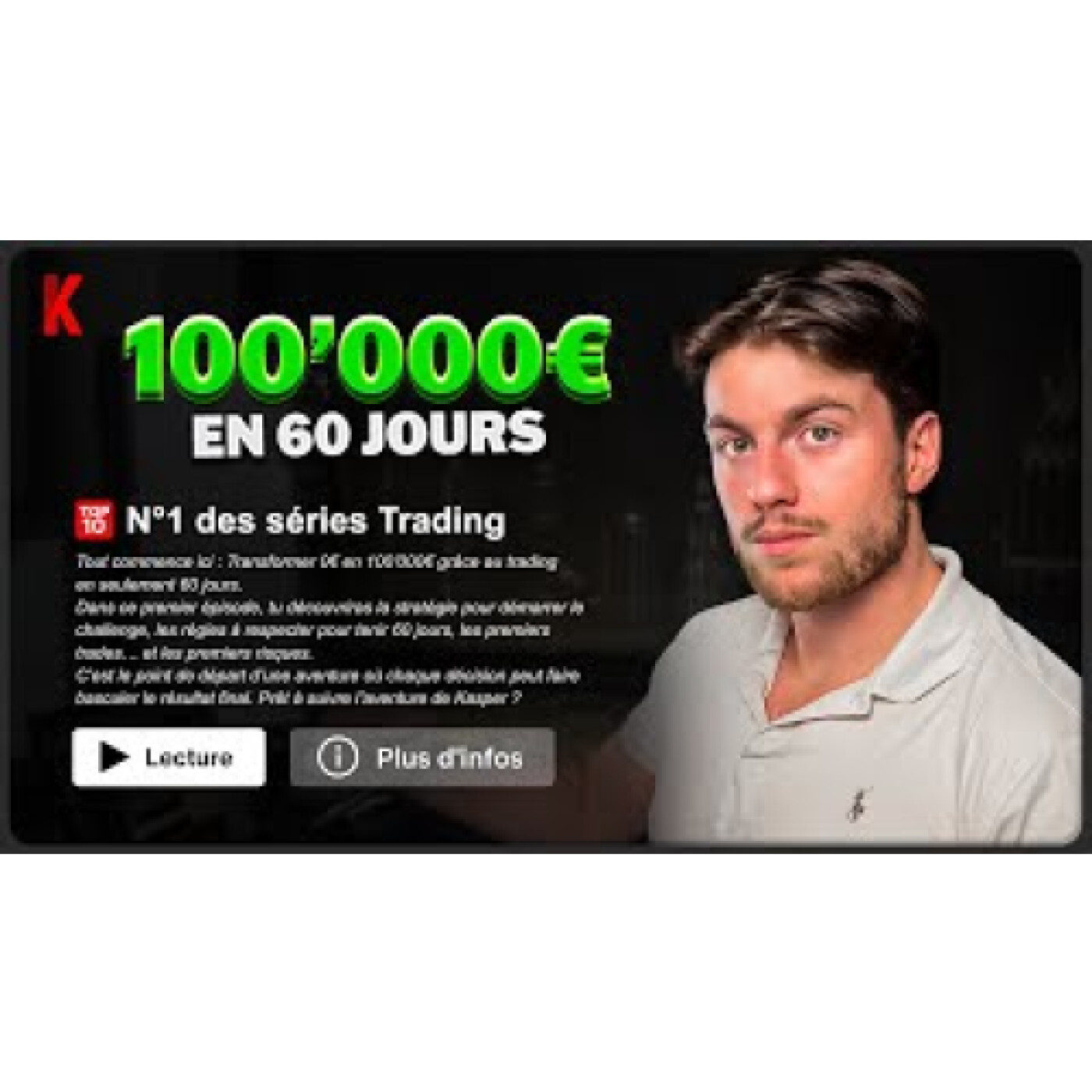 J'ai 60 jours pour faire 100 000€ en trading (j'ai tout filmé)