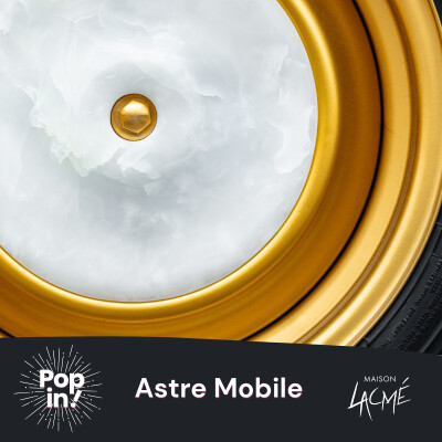 ASTRE MOBILE - Des roues comme des lunes : Hervé Obligi sculpte la lumière dans l’onyx blanc cover