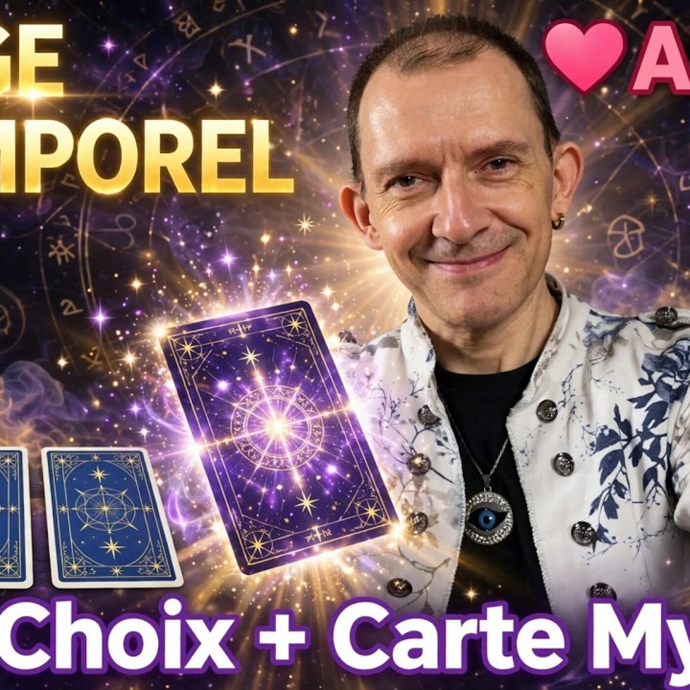 Tirage Intemporel Amour 🩷 3 Choix + Carte Mystère ?
