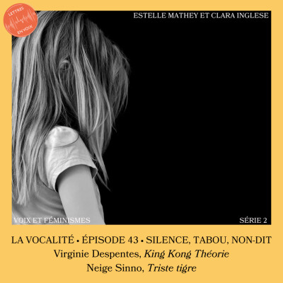 ÉPISODE 43 • Silence, tabou, non-dit avec Virginie Despentes et Neige Sinno (extraits) • Estelle Mathey et Clara Inglese cover