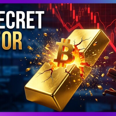 POURQUOI L’OR A CHUTÉ BRUTALEMENT… et ce que ça signifie pour Bitcoin cover